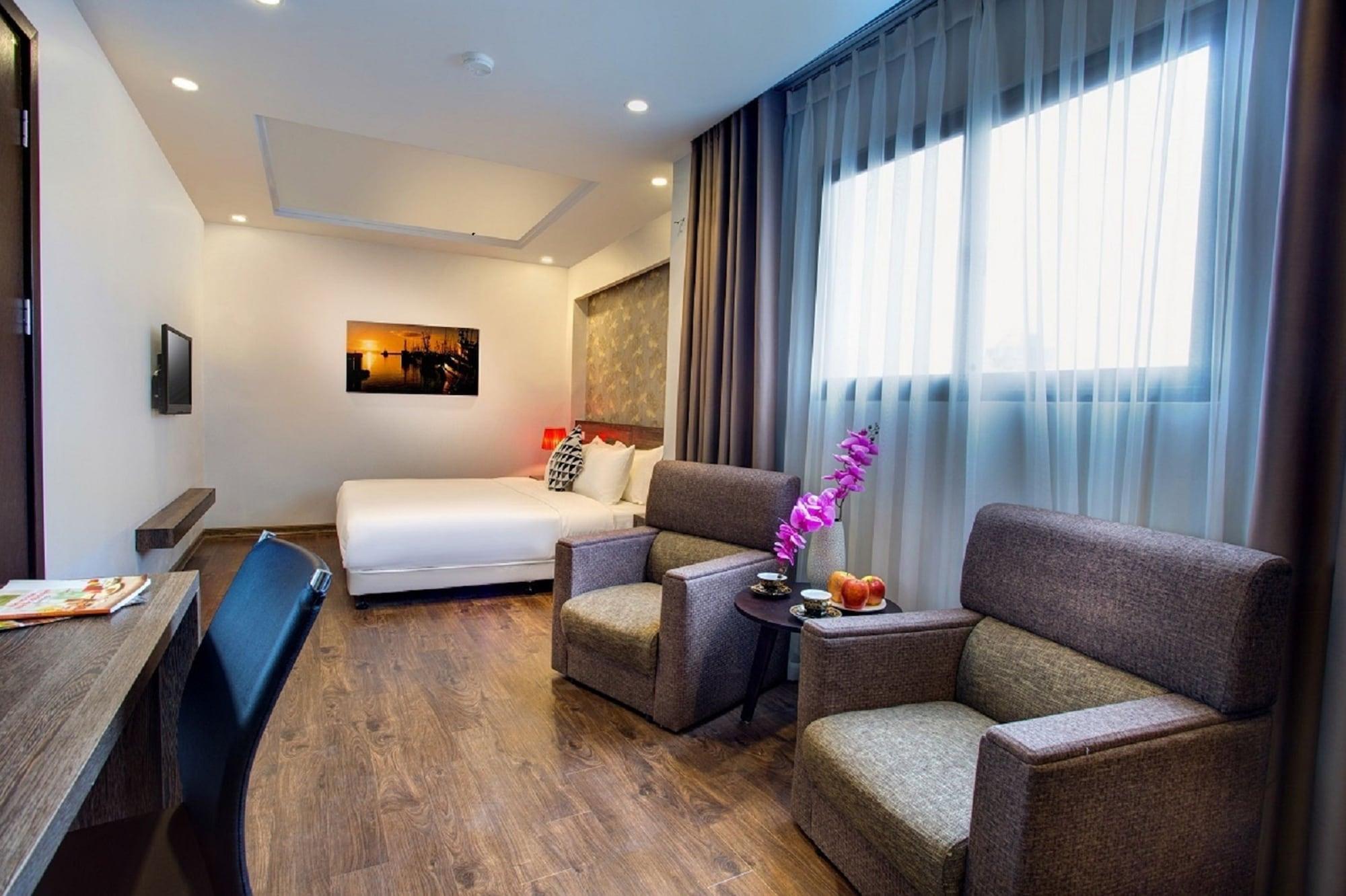 My Linh Hotel Hanoi Exterior foto