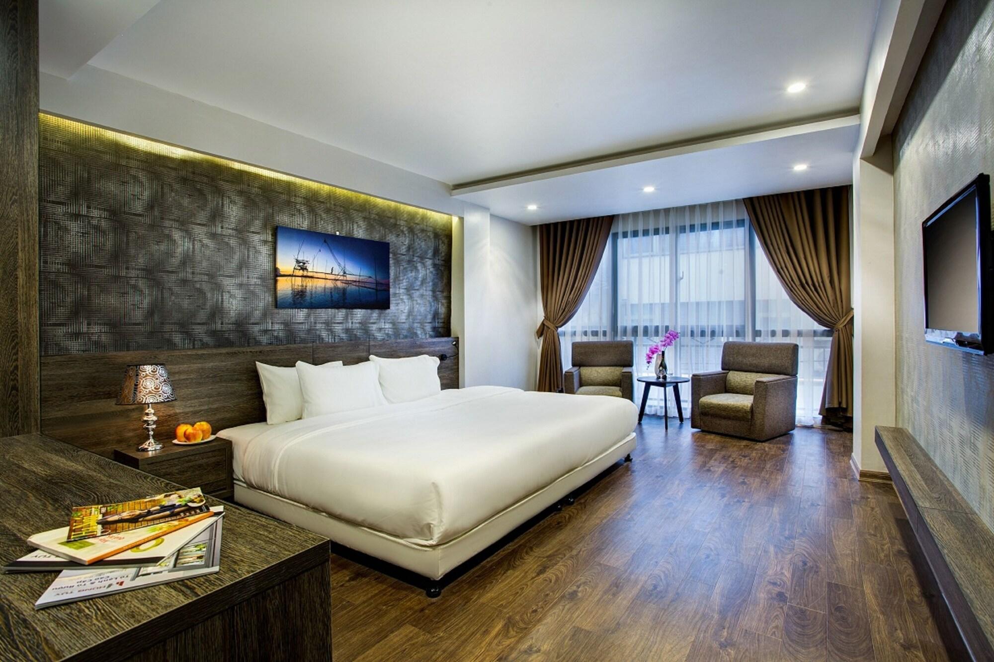 My Linh Hotel Hanoi Exterior foto