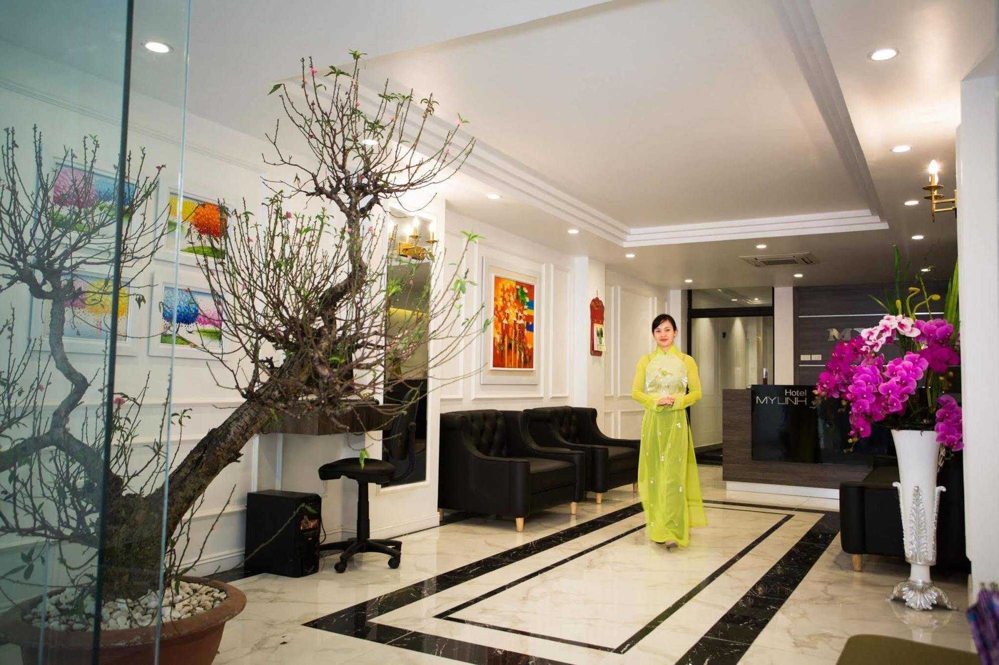 My Linh Hotel Hanoi Exterior foto