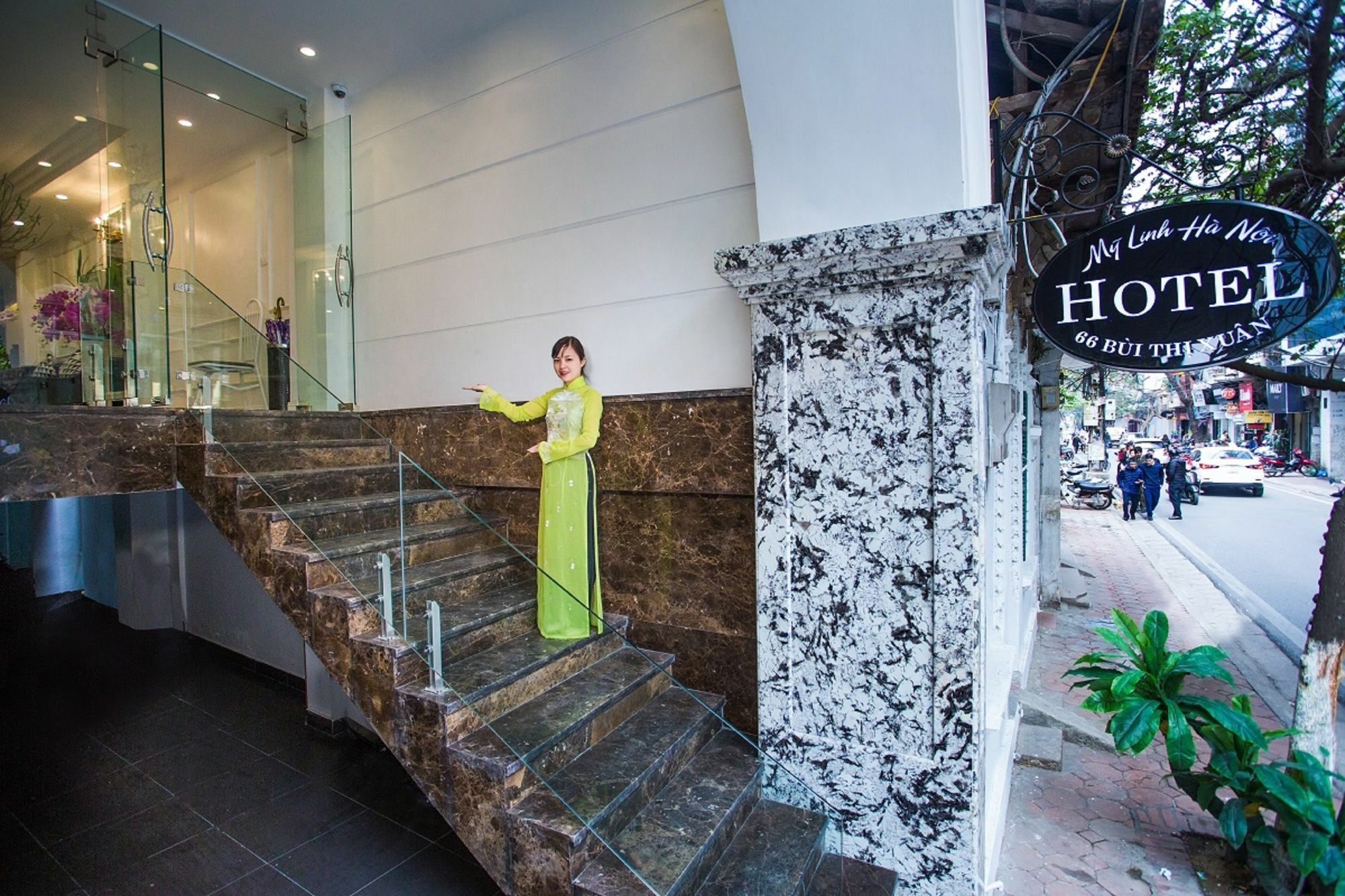My Linh Hotel Hanoi Exterior foto